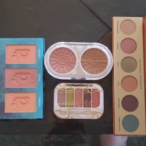eyeshadow x2 blush and bronzer